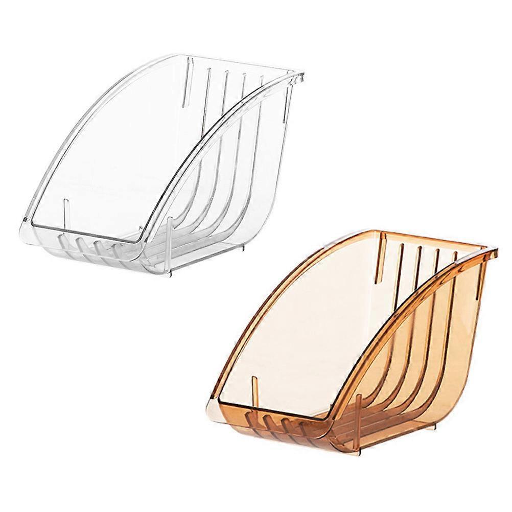 Cabinet Shelf Rack 2Pcs Equipment Storage Rectangular Style For Home Organization