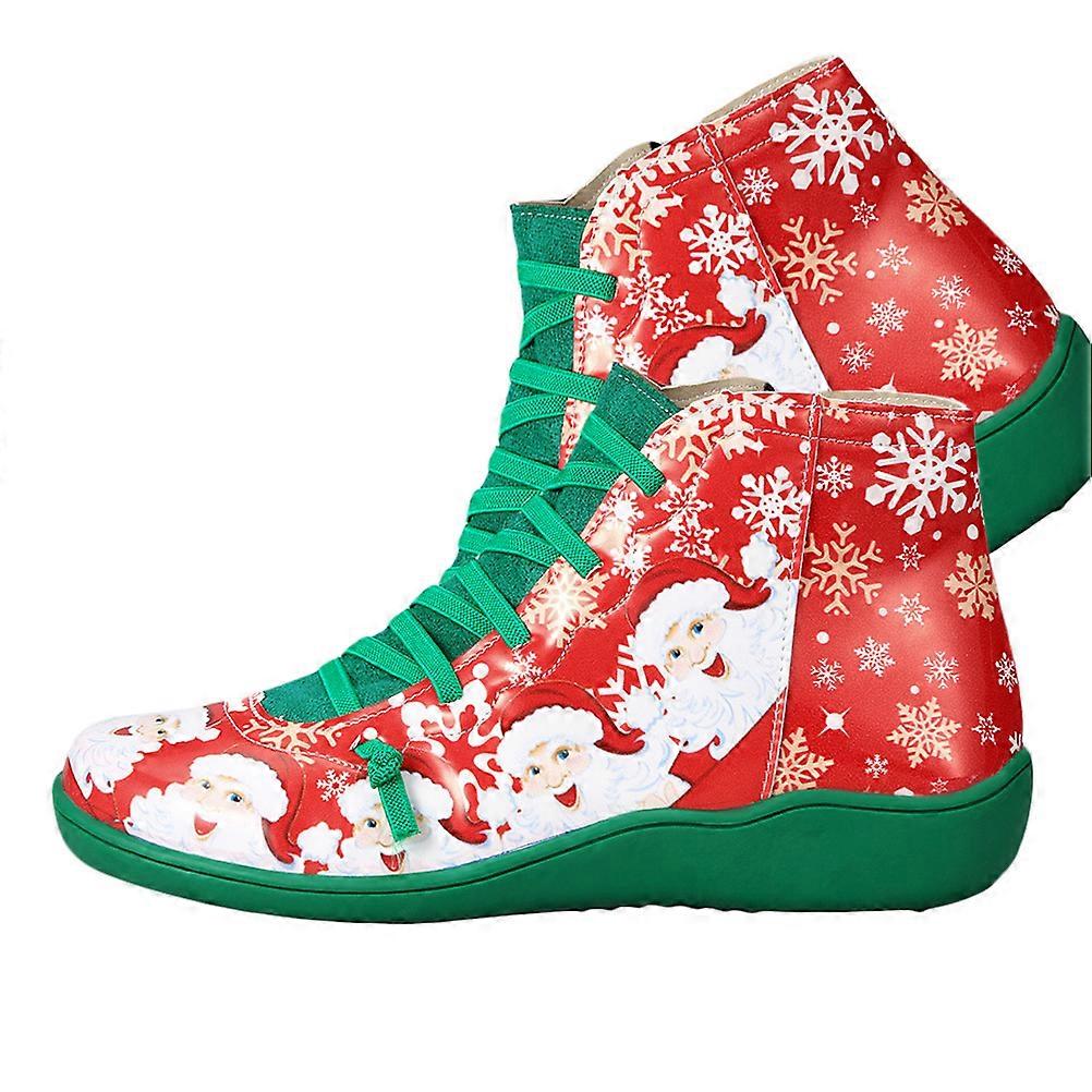 Chaussures d’hiver décontractées pour les femmes spectacle de scène Style unique antidérapant 1 paire