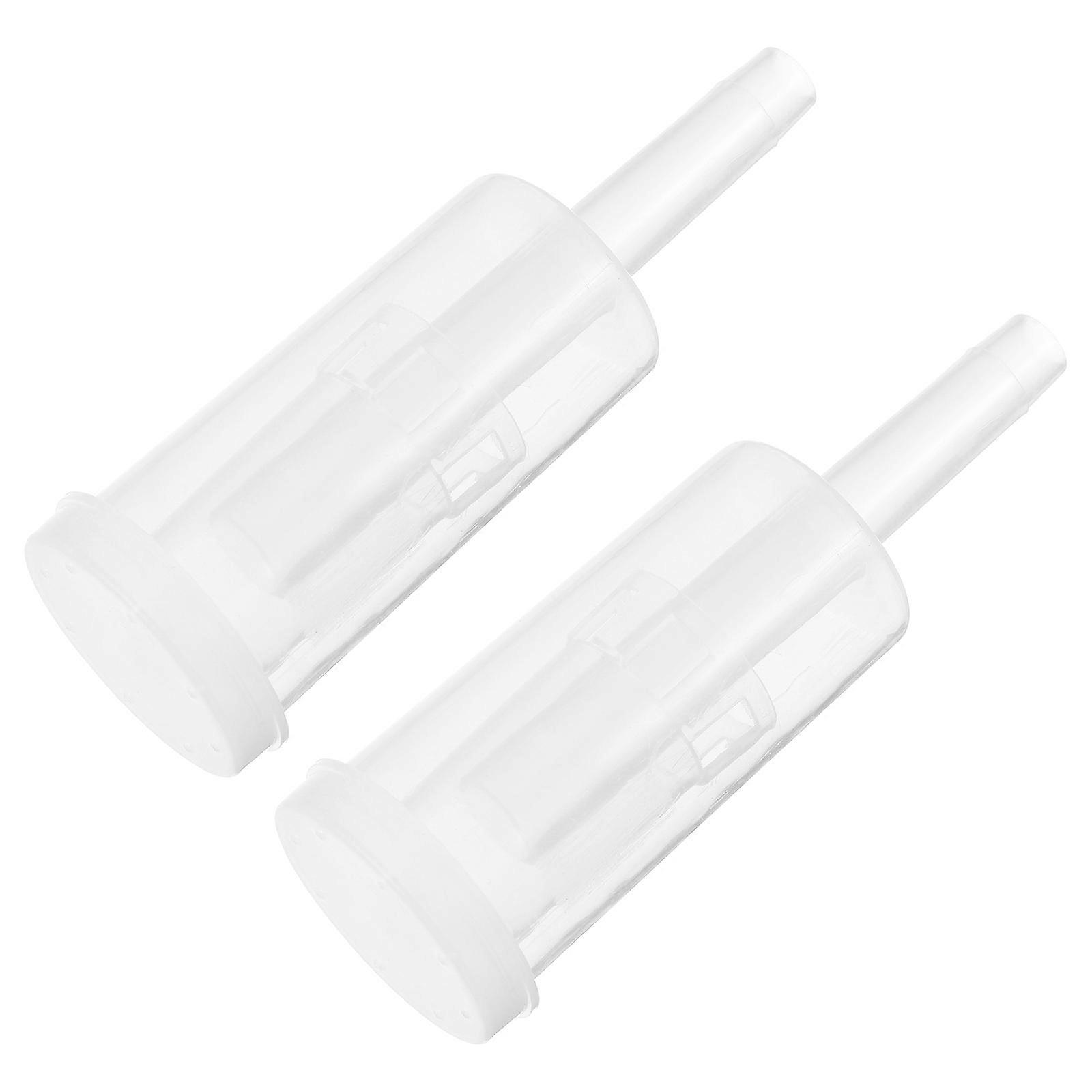 Plastic Check Valve With Three-piece Design Ideal For Professional Users 2Pcs For Brewing Wine And Preserving Foods