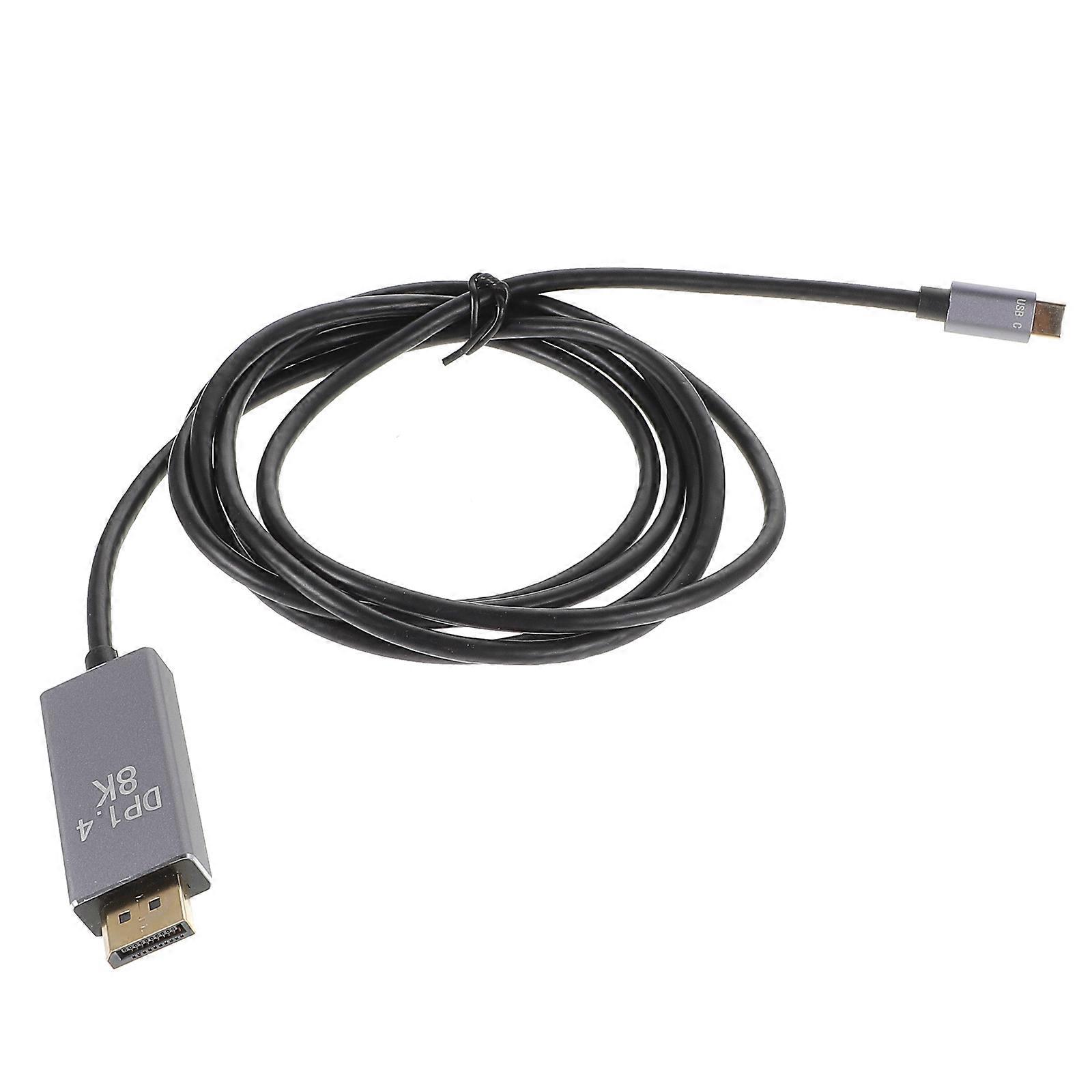USB C To DisplayPort Adapter Cable Ideal For Classrooms Or Conference Rooms With High-Precision Audio 1Set