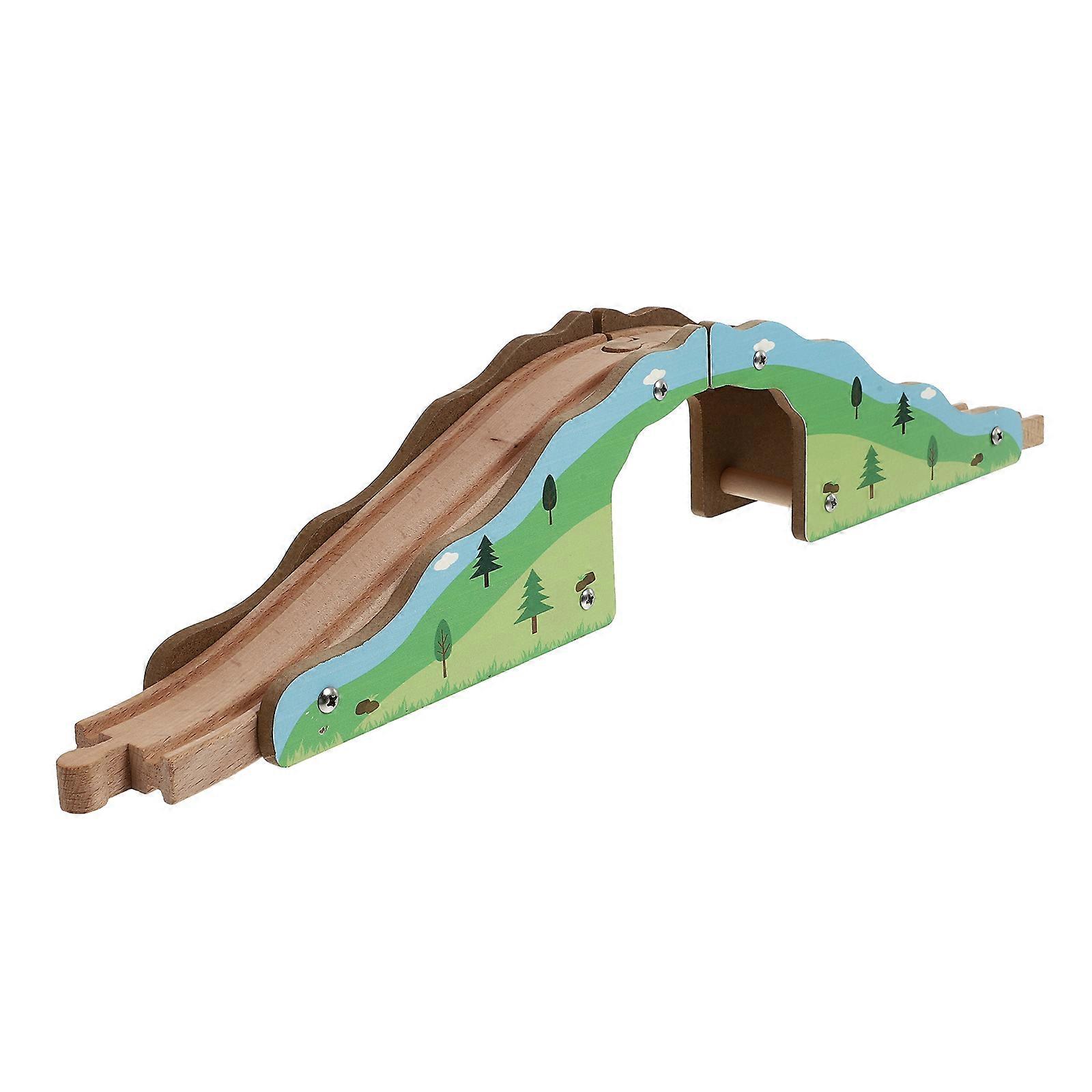 Educational Train Expansion Accessory Scene Puzzle for Imagination, Railway Play, and Creative Learning