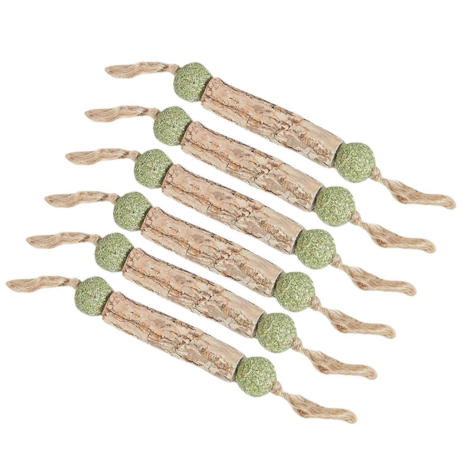 Catnip Toy – Catnip Toy – 6 x Interactive Teaser Wands for Hunting, Scratching, Indoor Play Fun