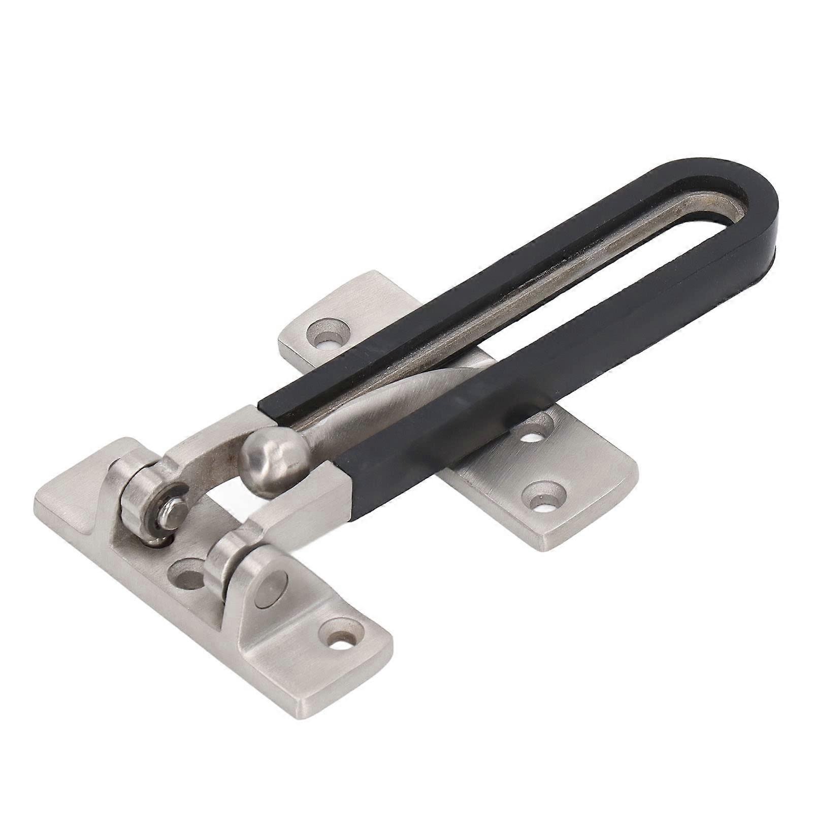 Door Locking Strap for Hotel and Home, Rustproof Stainless Steel Hardware Kit, Security Solution for Door Security