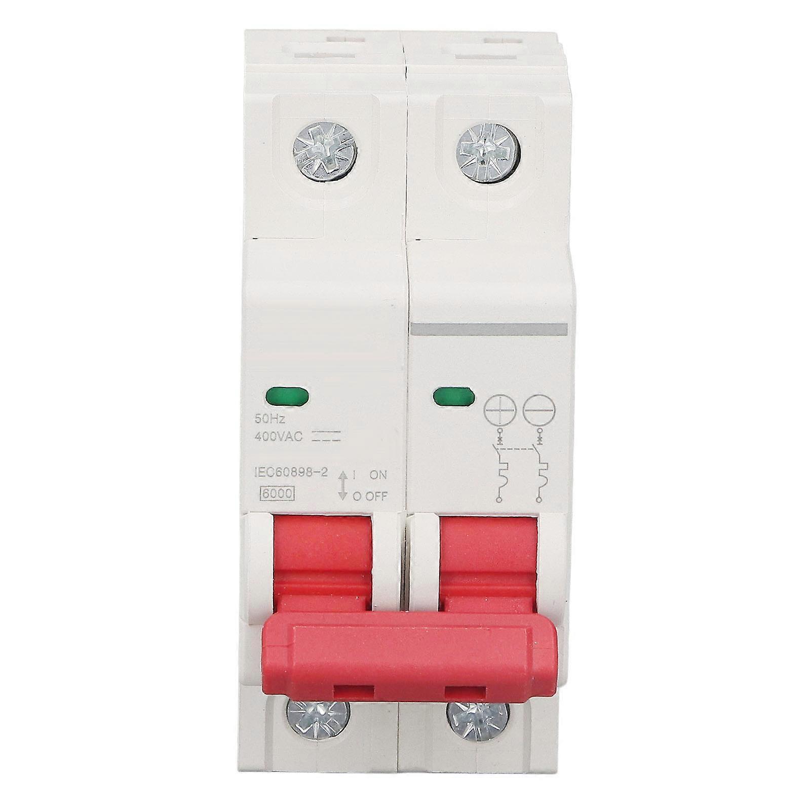 Surge Protective Device Overload Short Circuit Arrester Protector Maximum 400V DZ47Y 63Z C63 2P 