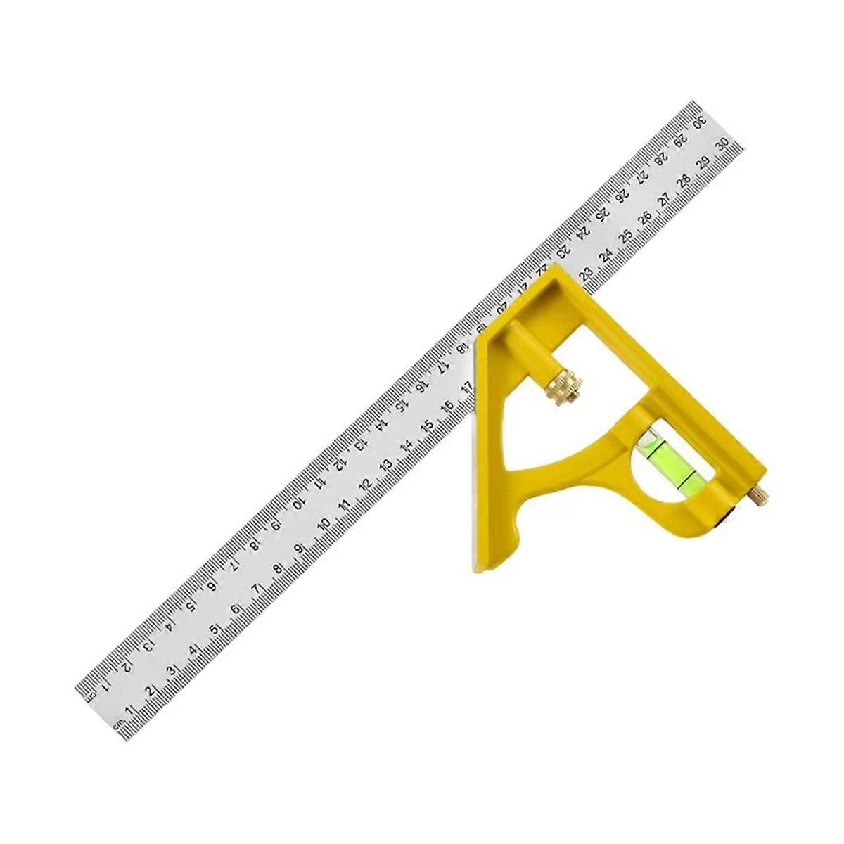 Combination Square Carpenter Combination Square Set Multifunctional Woodworking Carpentry Tool for Home Improvement Door