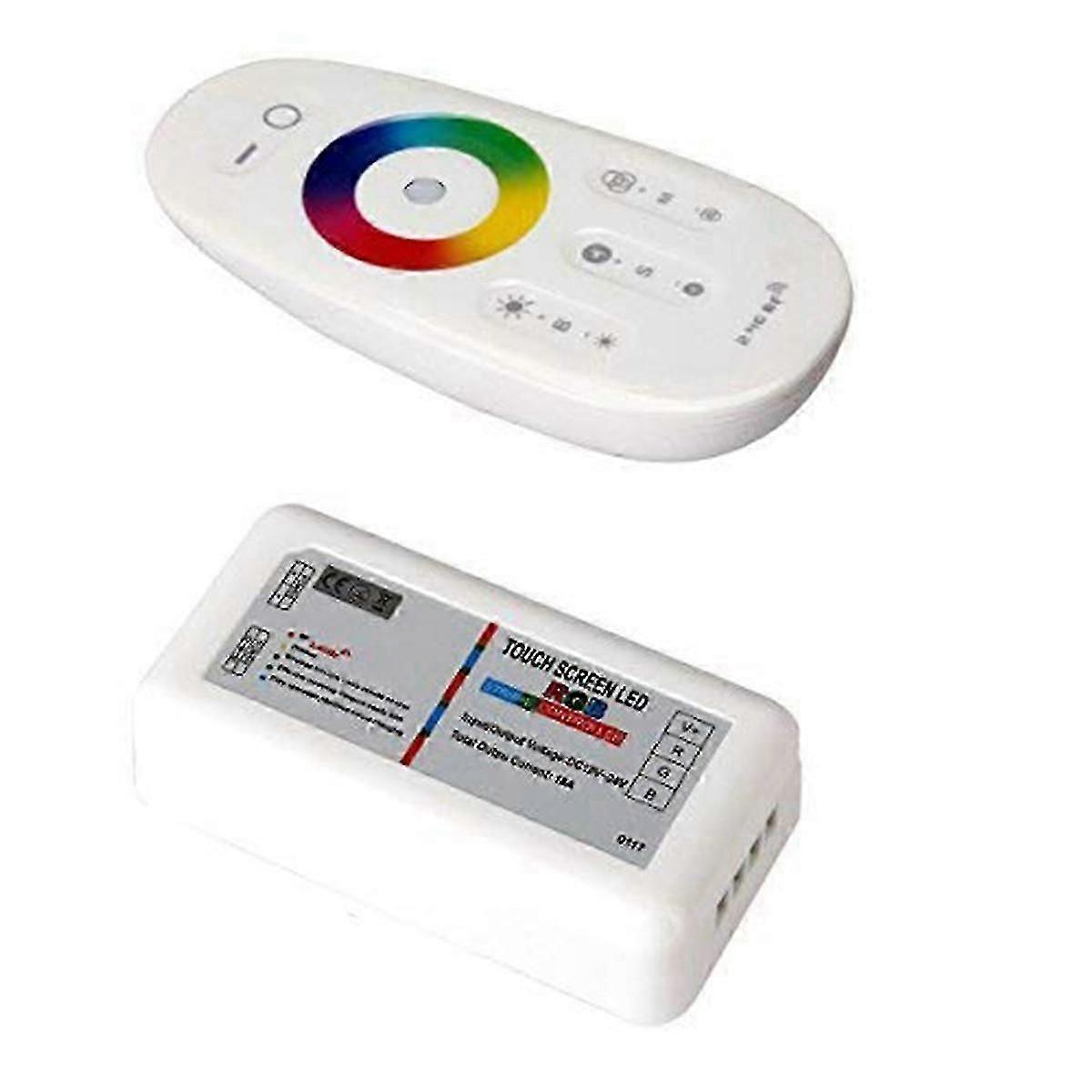 RF-LED-Fernbedienung, 2,4 GHz, kabelloser RF-Touch-LED-RGB-Dimmer-Controller für 5050 3528 RGB-LED-Streifenlicht, 12 V/24 V