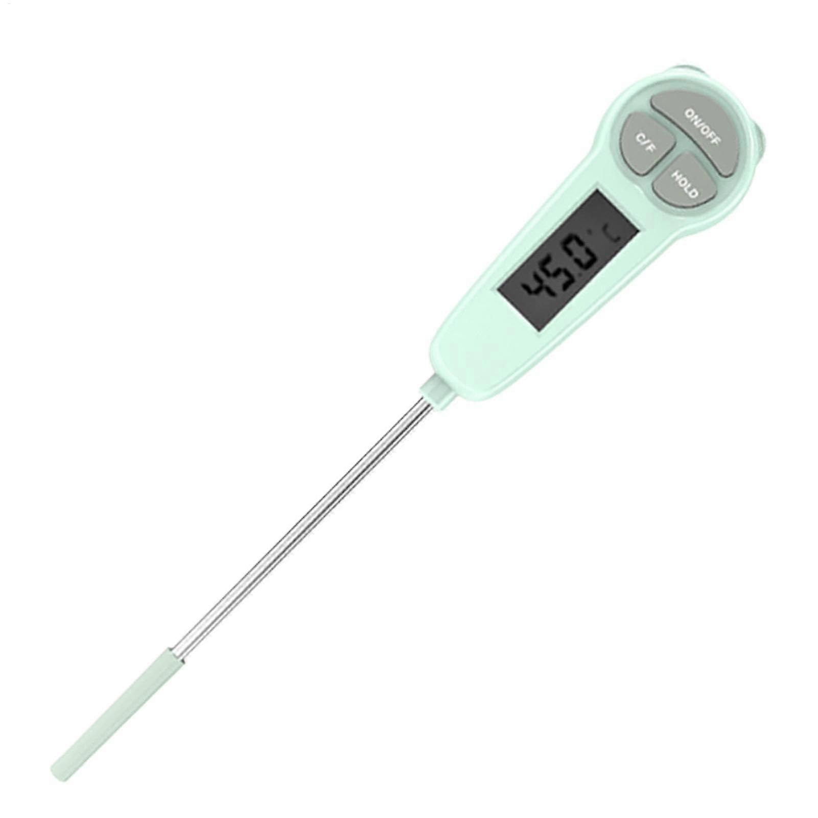 Electronic Food Temperature Meter Probe Instant-Read Digital Kitchen Thermometer Compact Stainless Steel Probe