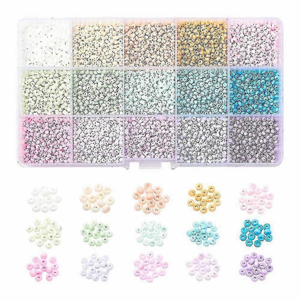 Multi-Colored Glass Beads for Crafting Jewelry Projects
