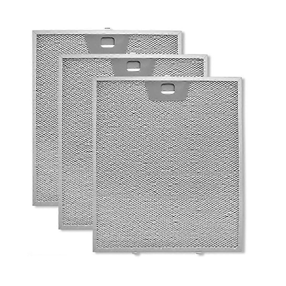 3PCS Range Hood Grease Filter for GE JVW5361SJSS, JVW5361EJ1ES, JVW5361EJES with WB02X24871 Aluminum Mesh H Compatibility
