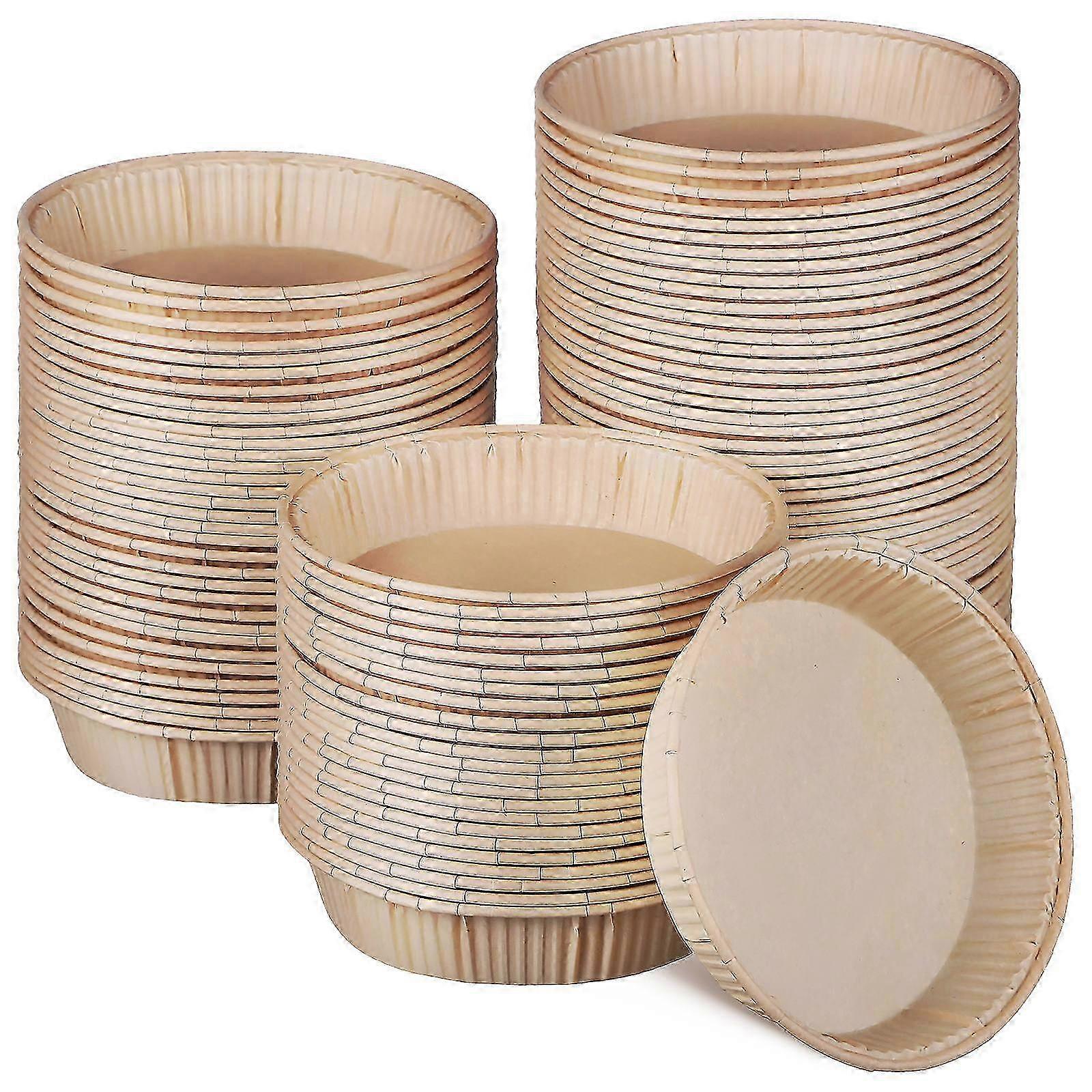 Small Pie Pans Mini Tart Cup Round Bottom Restaurants 100Pcs