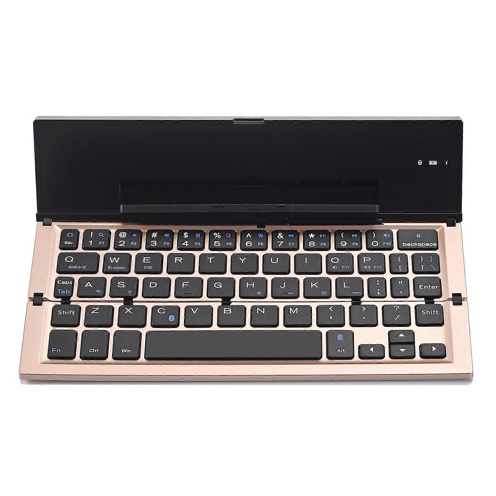 Mini Foldable BT Keyboard Portable for iPad Smartphones