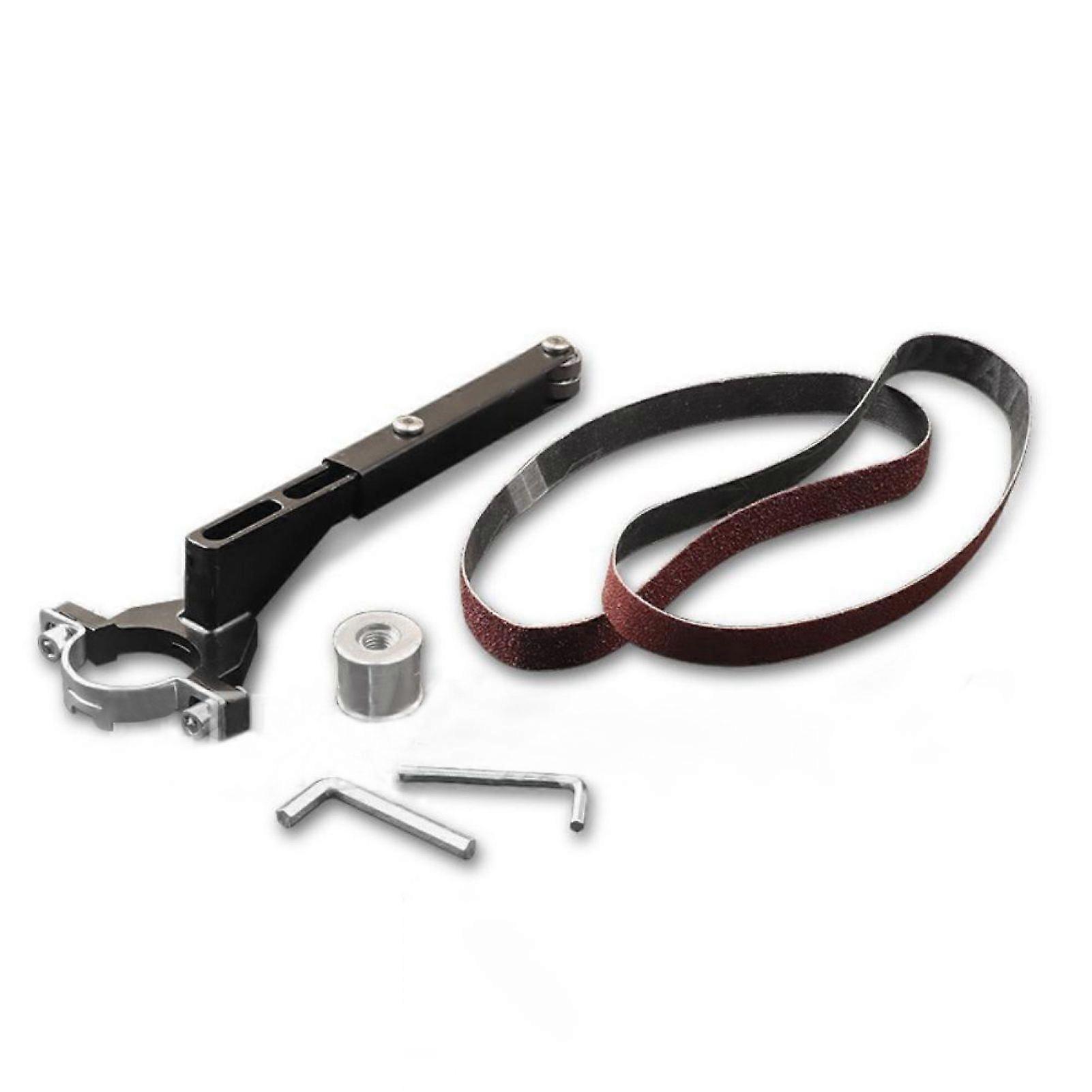 Angle Grinder Modified Sand Belt Machine Woodworking Sand Belt Machine Mini Machine Multipurpose Utility Modification Tool Suitable for Model 100 Angl