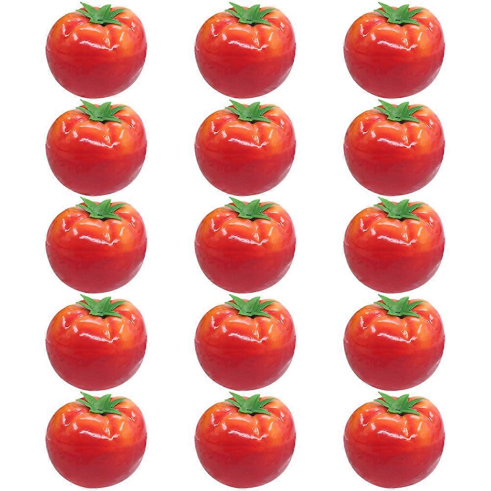 Display Prop Round Tomato Model Store Display Foam Red for 15Pcs
