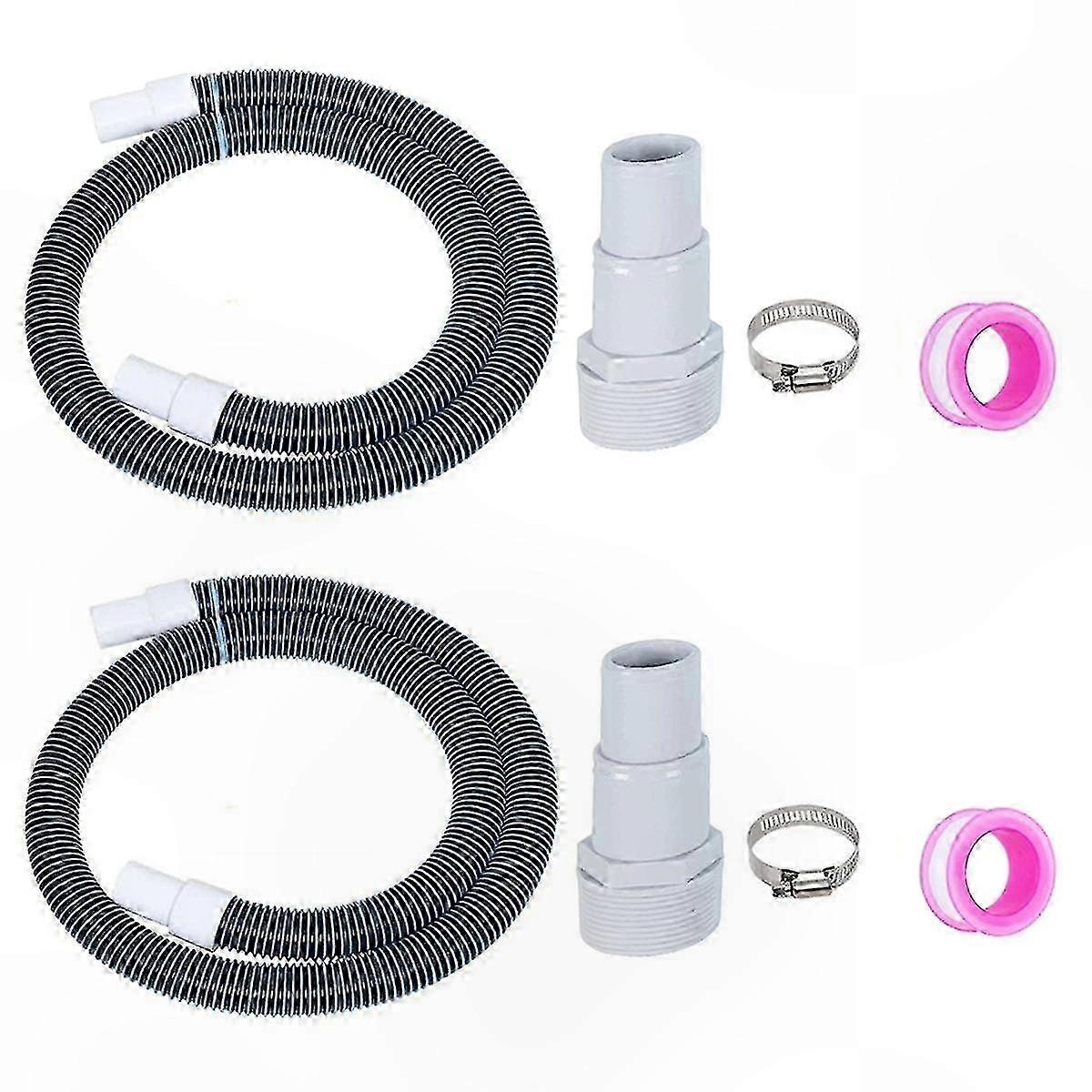 1.5 Inch Pool Filter Hose Replacement Kit for Above Ground Pools