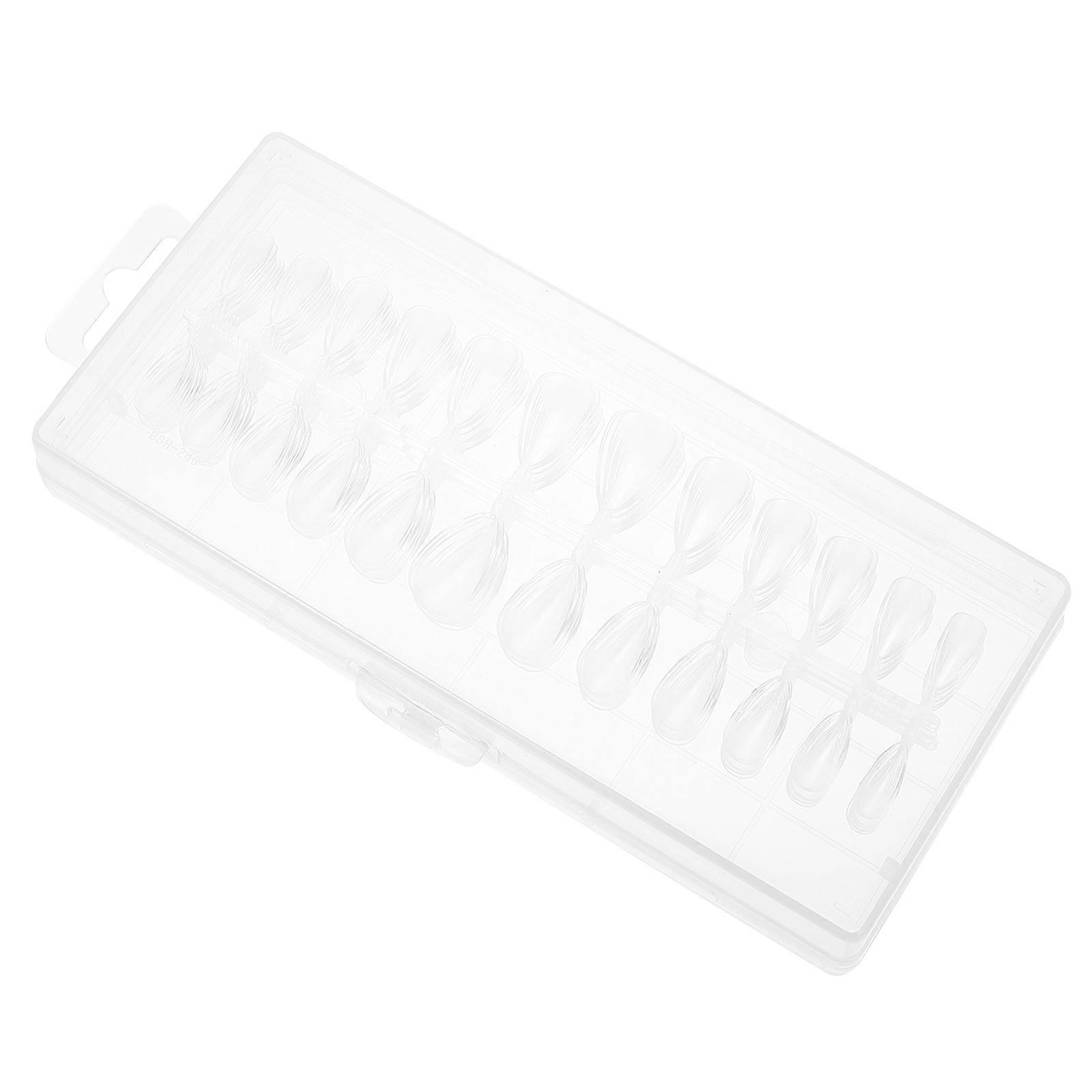 Transparent Acrylic Nail Extensions with 240pcs False Nails for Decor Suitable for All Beauty
