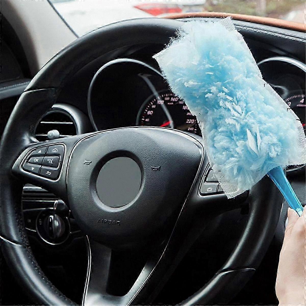 Handheld Cleaning Duster with Handle - Electrostatic Dust Adsorption for Efficient Washing and Dusting