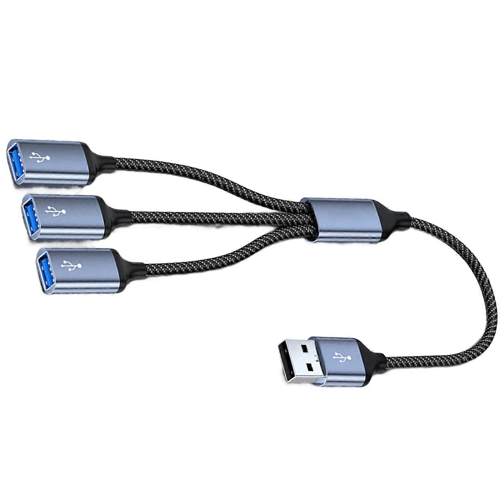 USB C Hub Adapters with Various Port Perfect for Simultaneous Charging and Data Transfer Aluminum Alloy Portable Design Multicolor