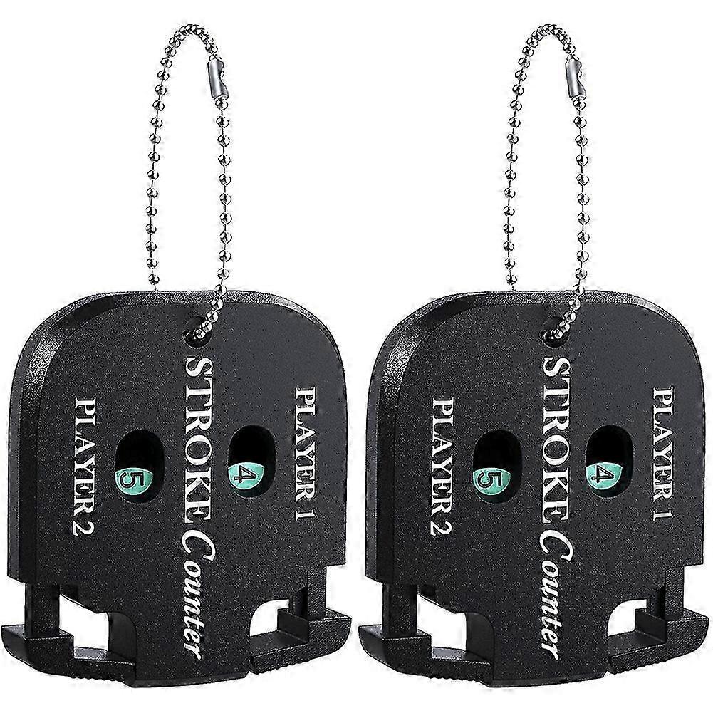 Mini Golf Score Shot Stroke Counter Clicker with Key Chain for Golf Game Scorekeeper Portable 2 Digit Sport Scoreboard
