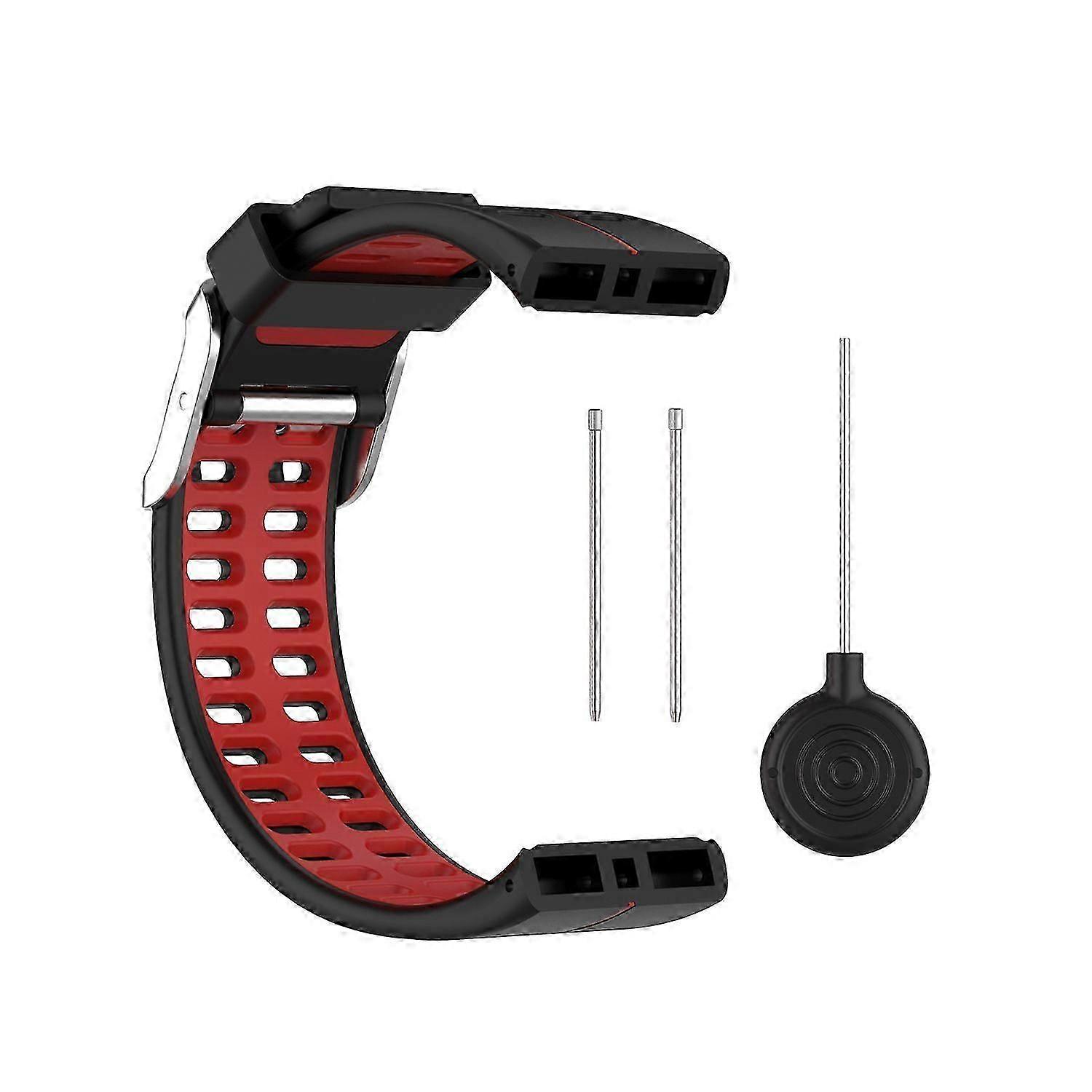 Soft Silicone Watch Band Replacement Watch Strap WristBand for V800 Smart Bracelet with Tool Black