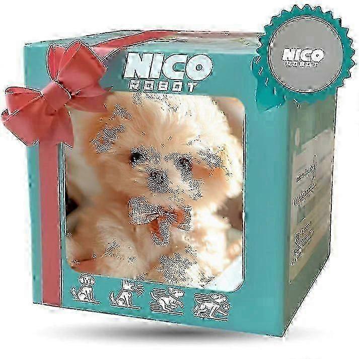 Nico Robot Dog, My Realistic Robot Puppy, Interactive Plush Toy That Acts Like a Real Puppy