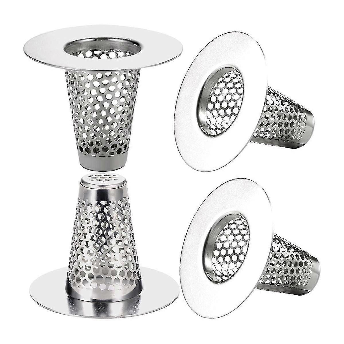 Conical bathroom sink strainers for 1 inch drain