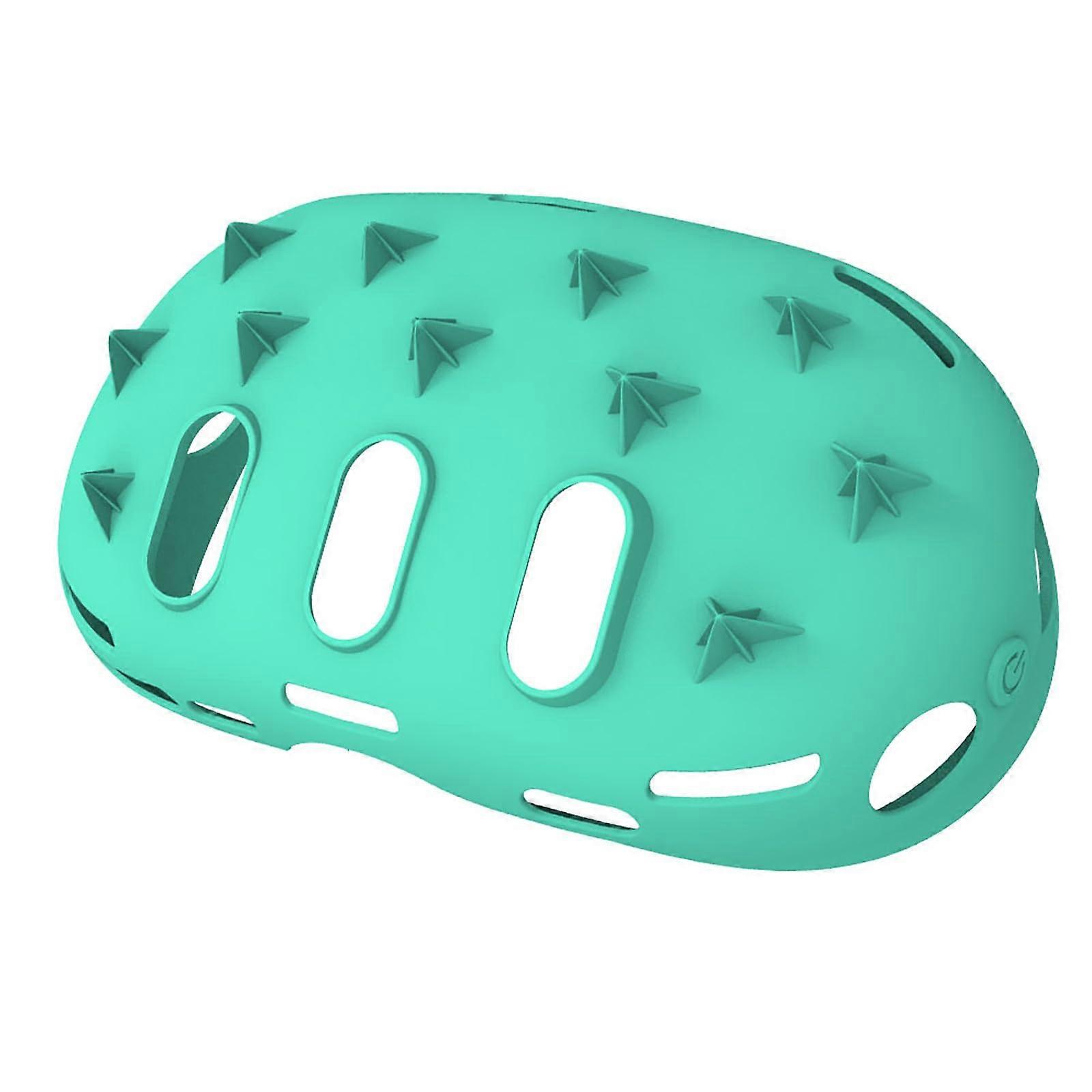 Protective Silicone Case For Virtual Reality Headset  Light Green, Washable, SkinFriendly, Ventilated, Precise Mold