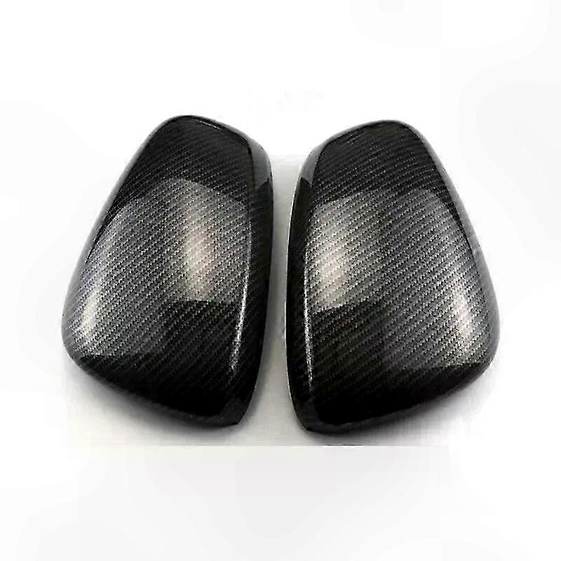 Carbon Fiber Pattern Side Mirror Trim with Chrome Details for 2016-2019 SUVs