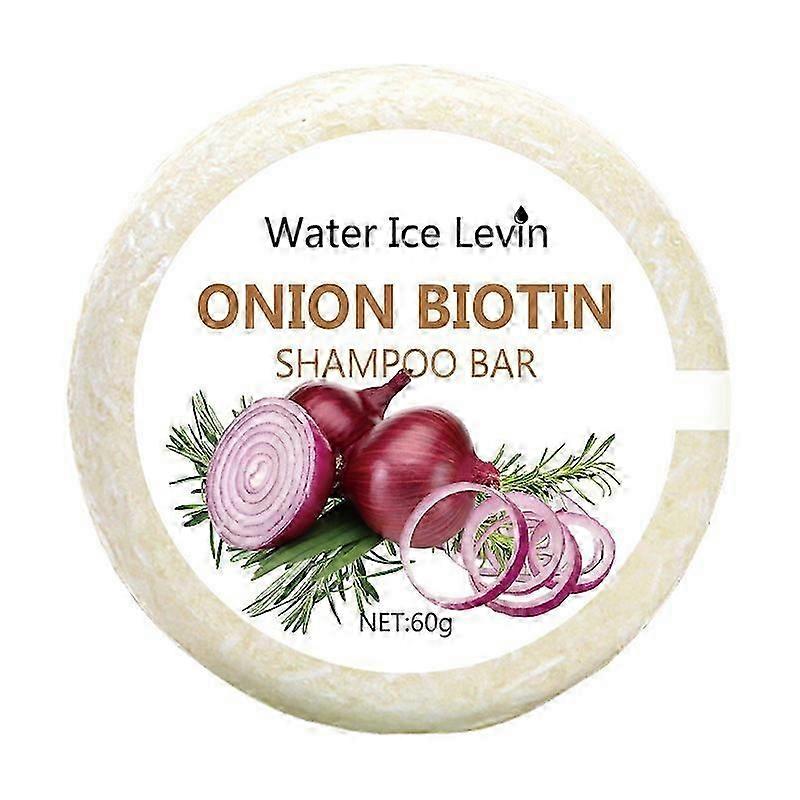 1-3Pcs Onion Biotin Shampoo Bar Soap, Moisturizing & Soothing For All Hair Types