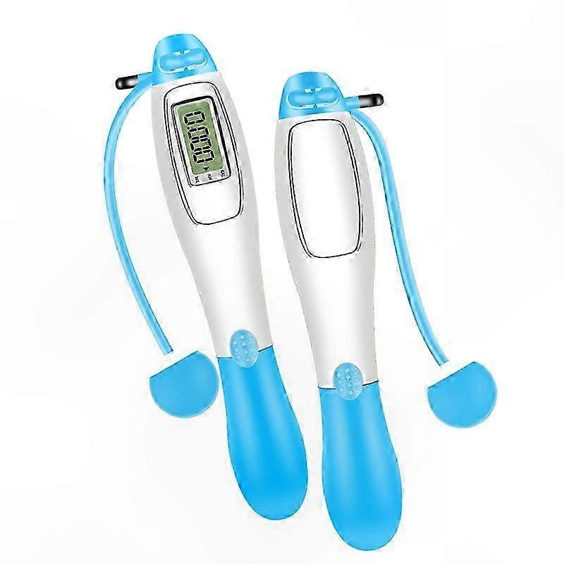 Adjustable Jump Rope for All Ages - Cordless Fitness Tool with Timer and Counter for Indoor Workouts