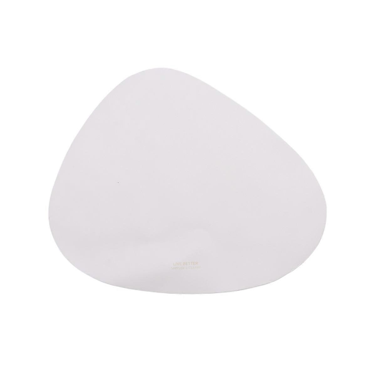Insulation Placemat For Restaurant Dining With White Irregular Shape 1Pack