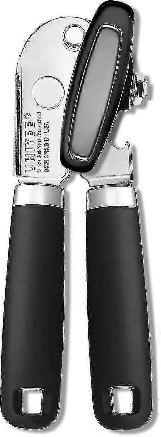 Can Opener, Tin Openers for Arthritis Hands with Anti-Slip Grips Ultra Large Knob, Can Openers Manual That Work, Hand Held Tin Can Opener Heavy Duty