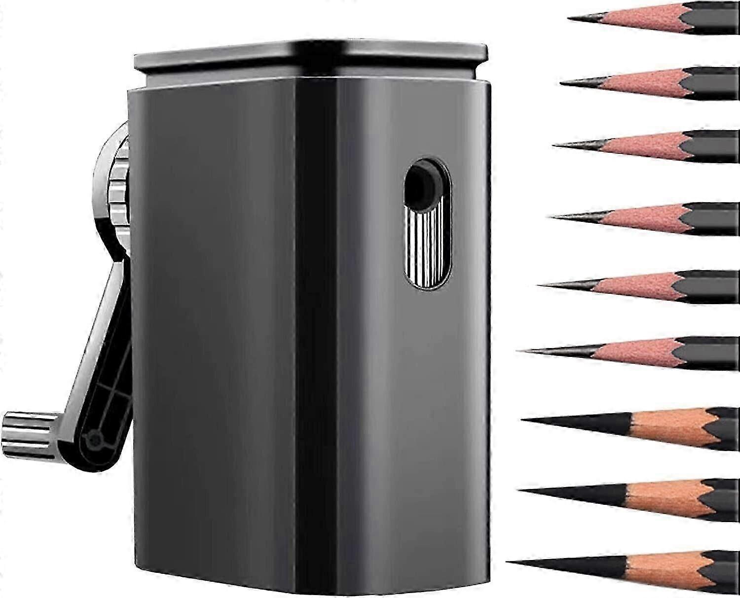Helix Pencil Sharpener Metal 9 Gears Desktop Rotary Pencil Sharpener for Student