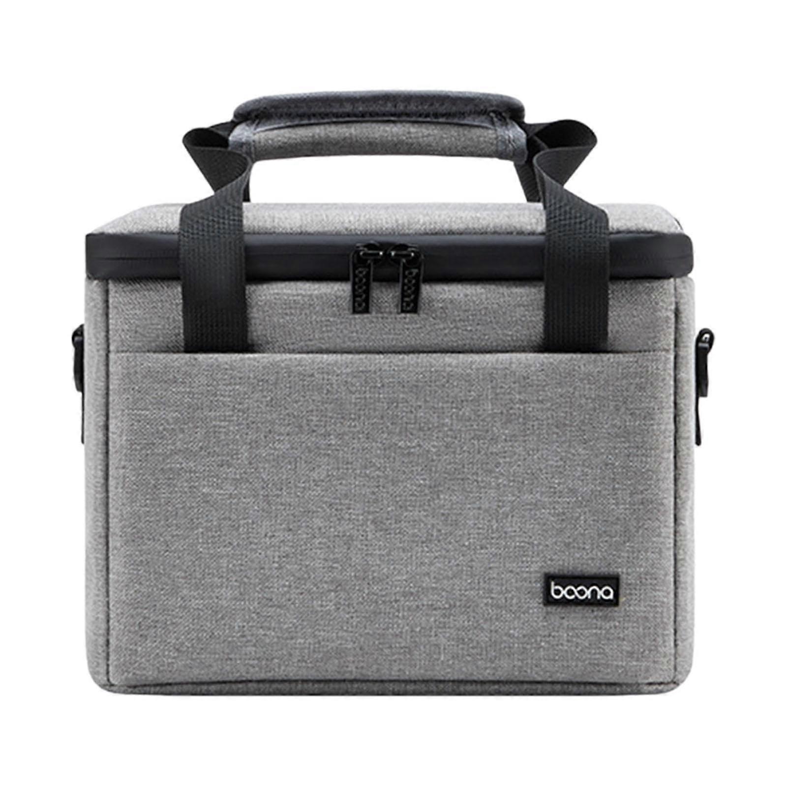 Travel Case with Waterproof Shockproof Oxford EVA Padding Adjustable Divider Grey for Electronics and Accessories