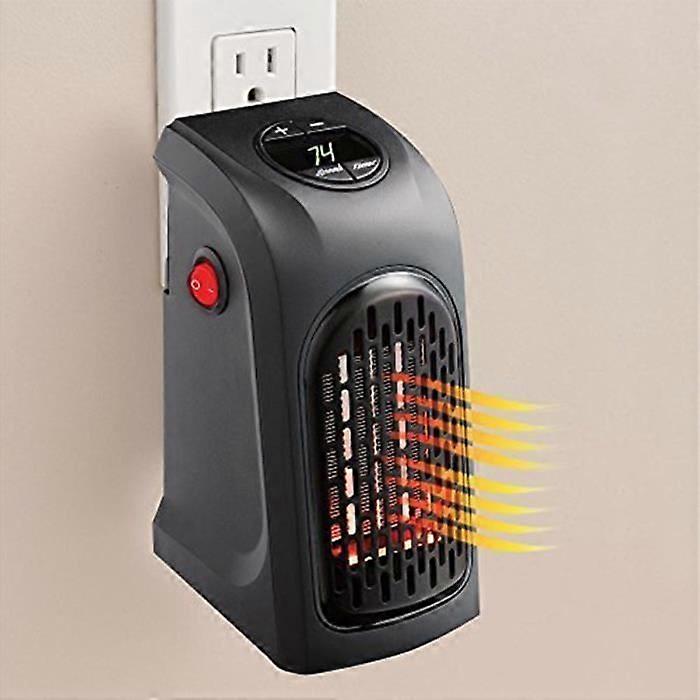 Mobile Heater - Handy Heater - Ceramic - 350W - Programmable - Black