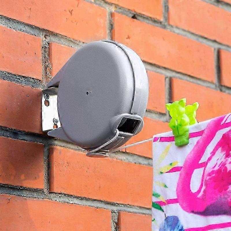 Retractable Outdoor Clothesline with Extended Length for Drying Garments