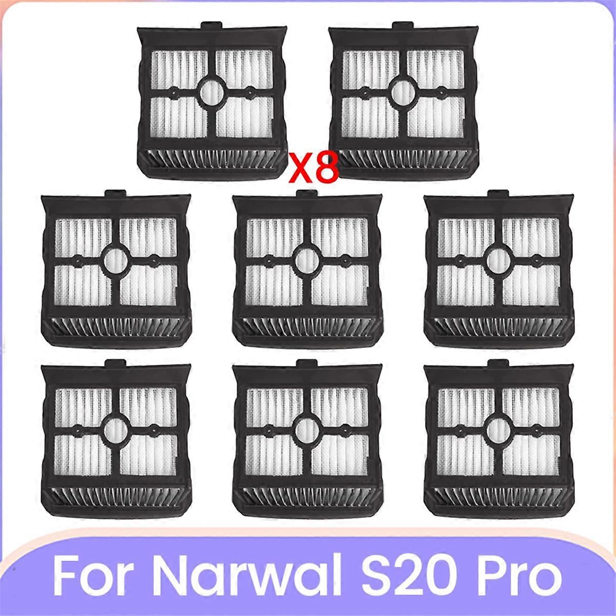 Vacuum Filter for S20 Pro Cordless Wet Dry Vacuum Cleaner Spare Parts High-Efficiency Filters 8PCS