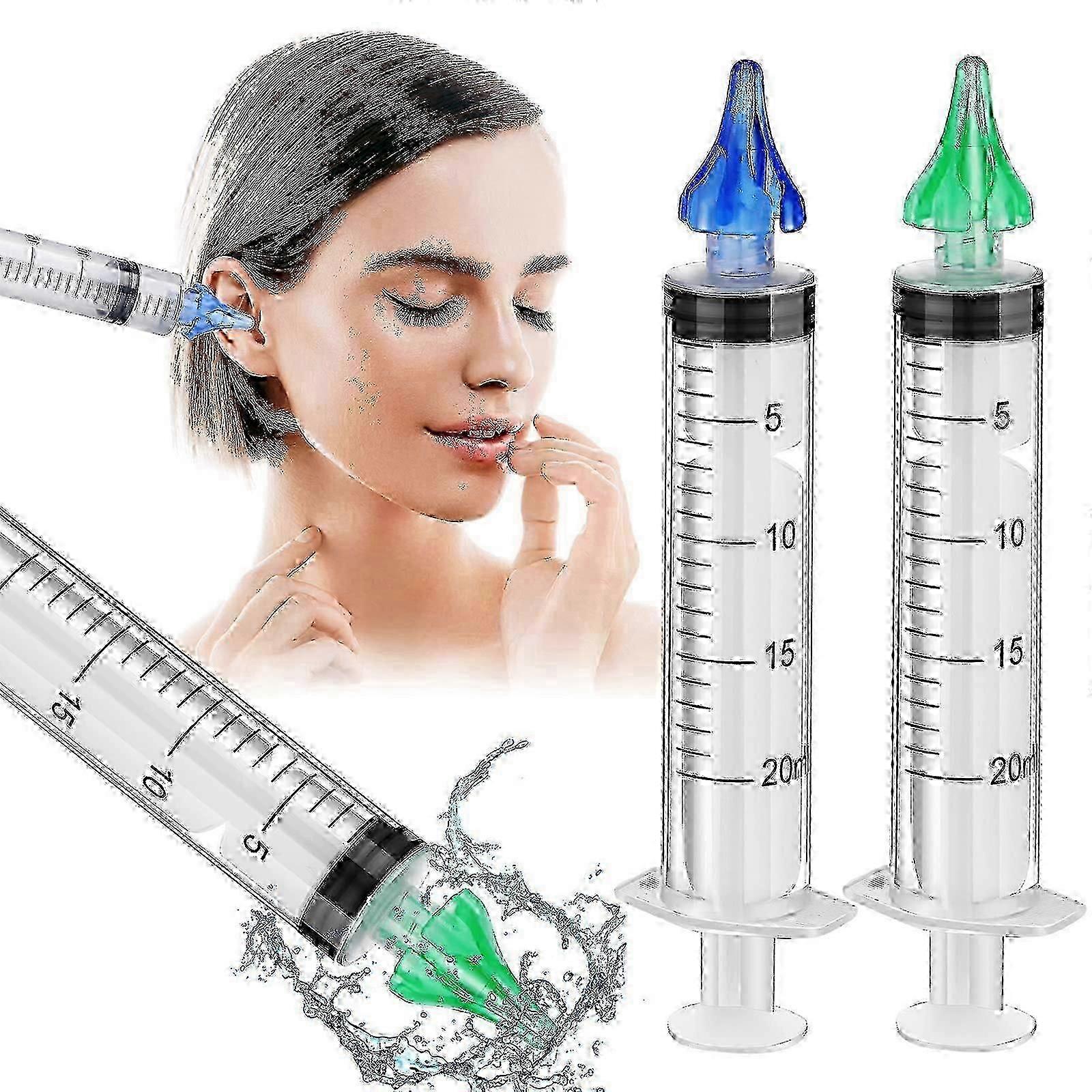 2025 Ear Wax Removal Syringe Kit with Soft Tips for Safe and Gentle Ear Irrigation at Home
