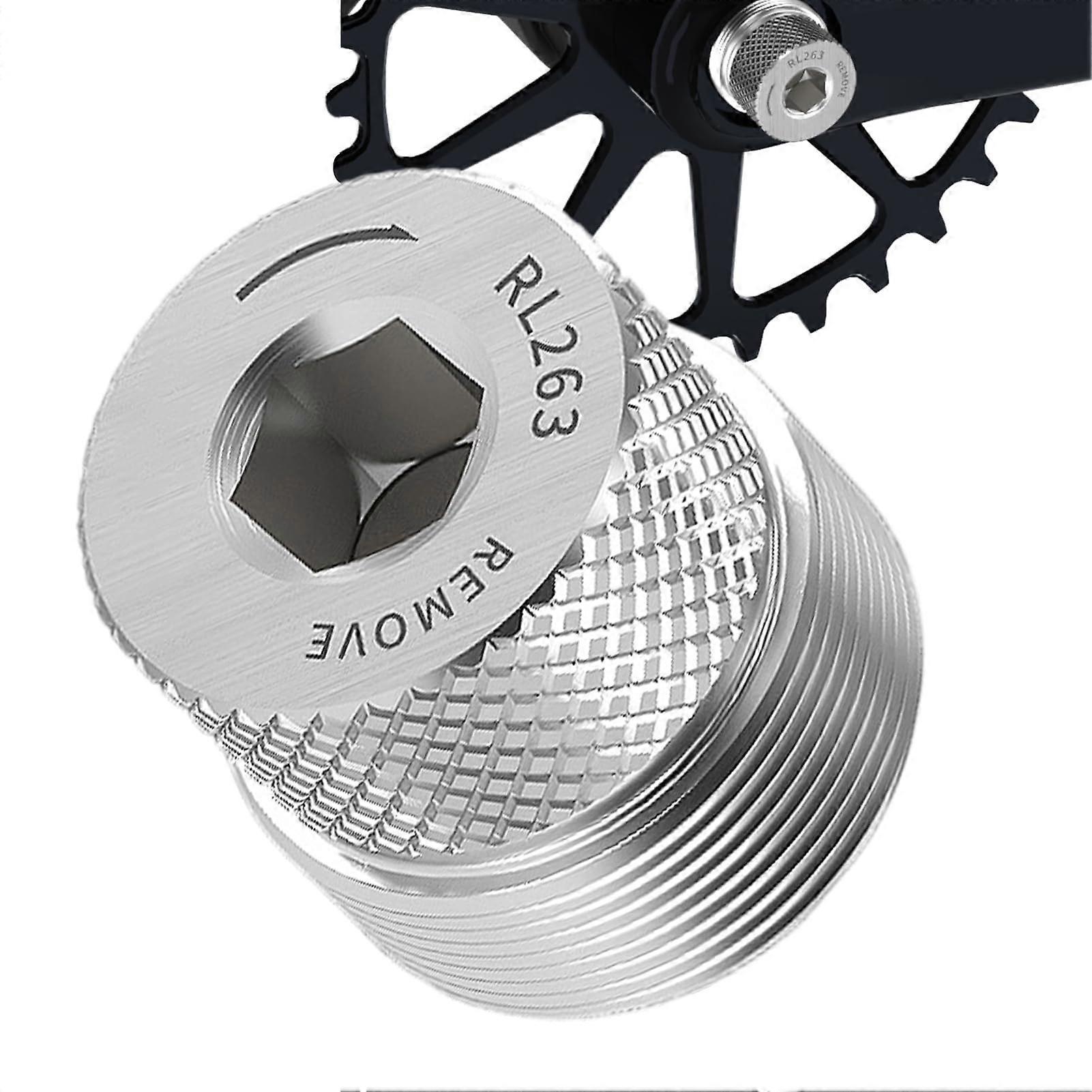 Bike Crank Removal Tool Portable Sprocket Socket for MTB, Alloy Construction, Shimano/SRAM Compatible