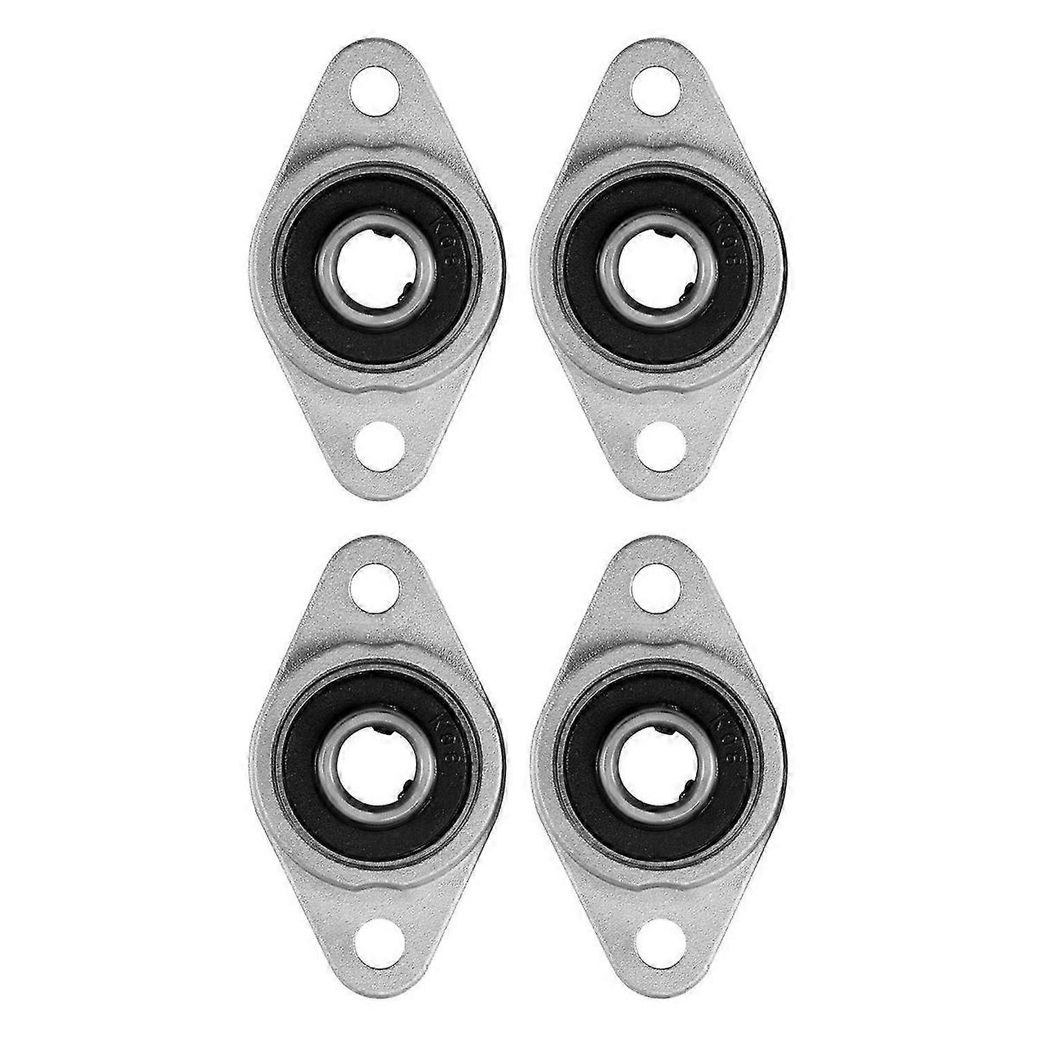 4st Kfl08 Kuddblock 8mm diameter rombflänslager för cnc