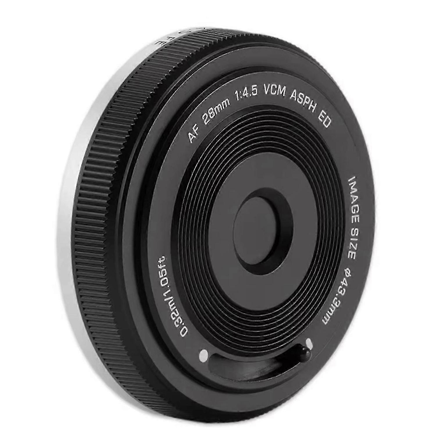 28mm F4.5 Full-Frame Fixed Focus Pancake Lens for FE Micro-Single Camera Autofocus