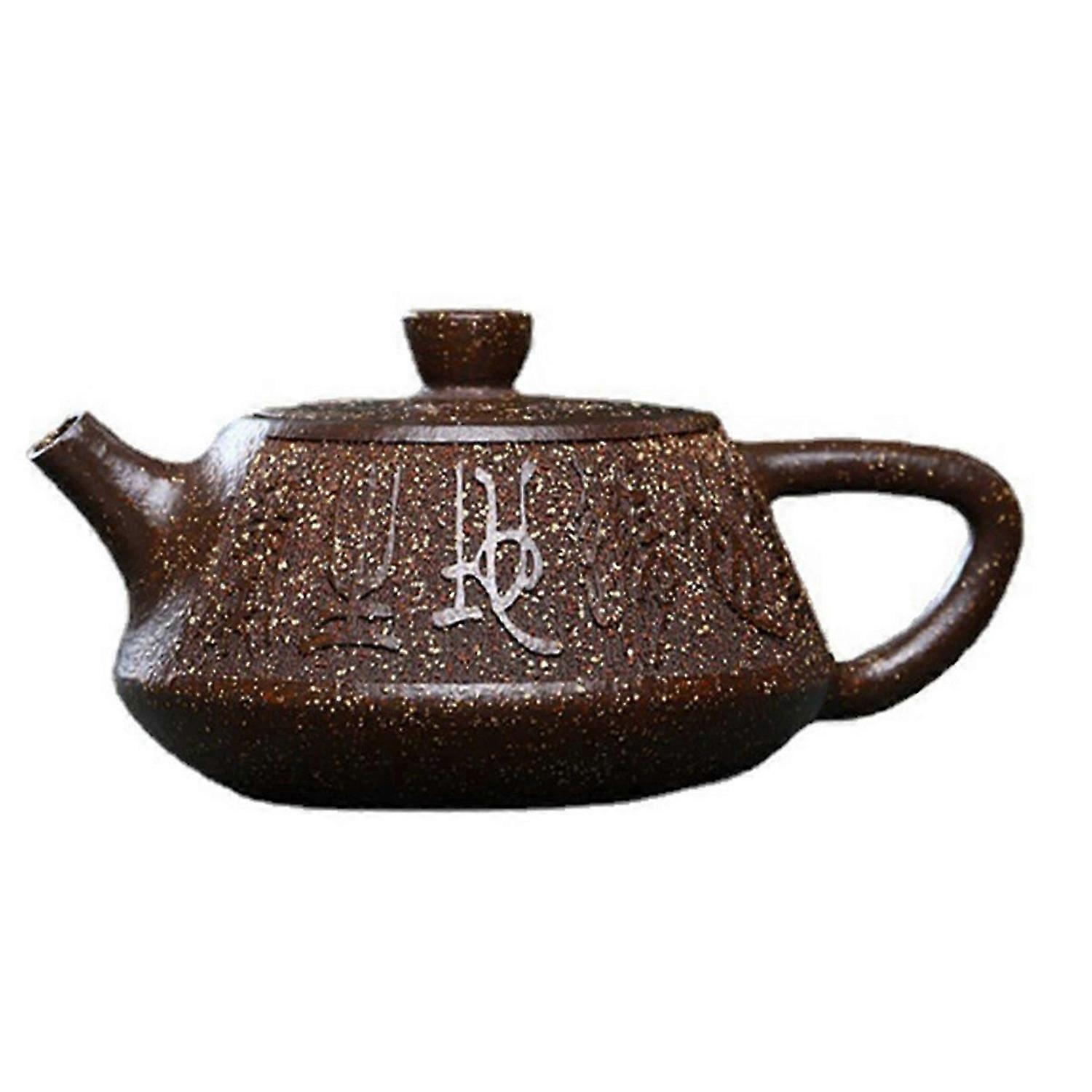 100ml Clay Teapots Raw Ore Stone Scoop Tea Pot Handmade Customized Tea Infuser Chinese Filter Beauty Teaware