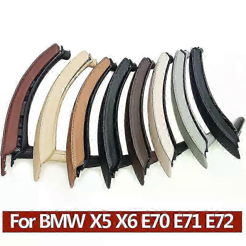 Replacement door handle with leather cover for 2007-2013 X5 X6 series