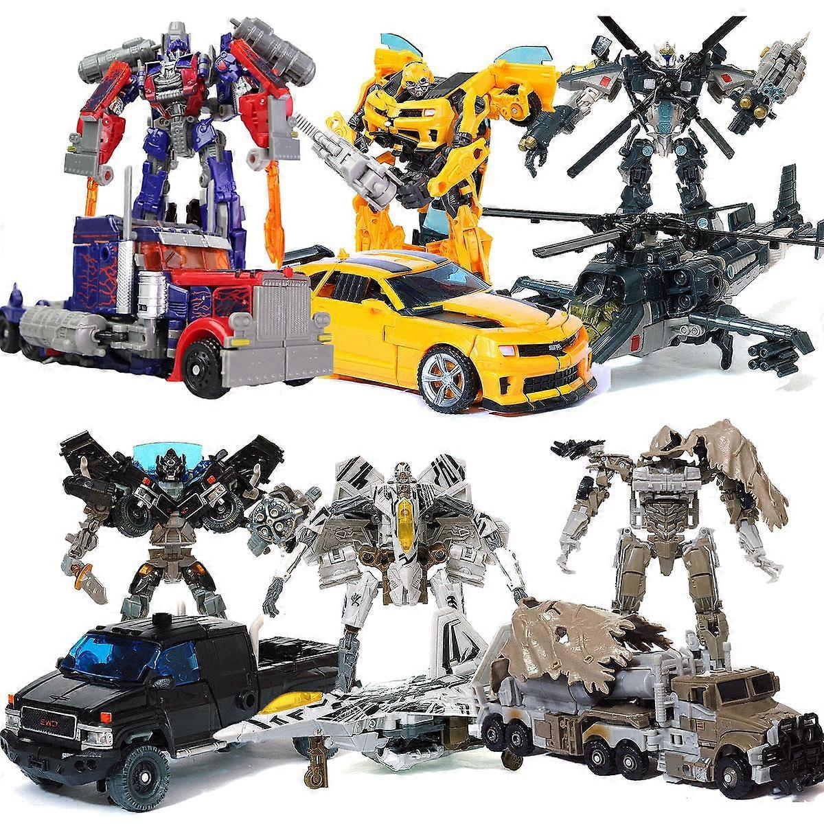 Haizhixing Transforming Robot Car Toy - 18CM Anime Action Figure Present för pojkar