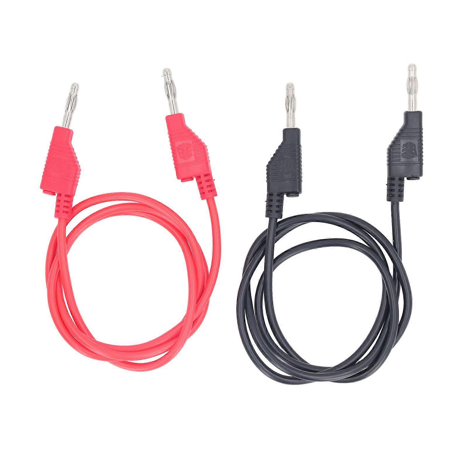 Banana to Banana Plug Test Leads Soft Stackable 4MM Banana Plug Test Cables Electrical Test Jumper Wire