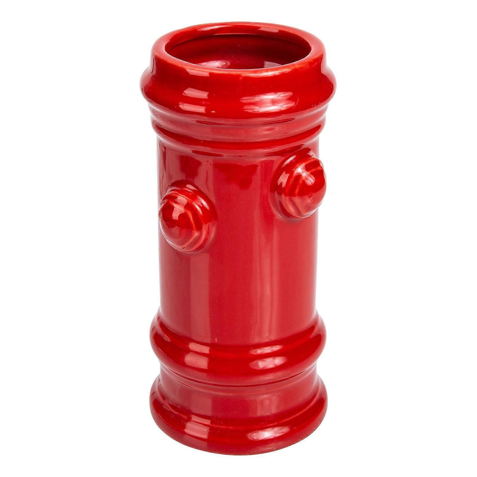 Red Fire Hydrant Tiki Cup Ceramic Wine Drinking Cup for Party Use