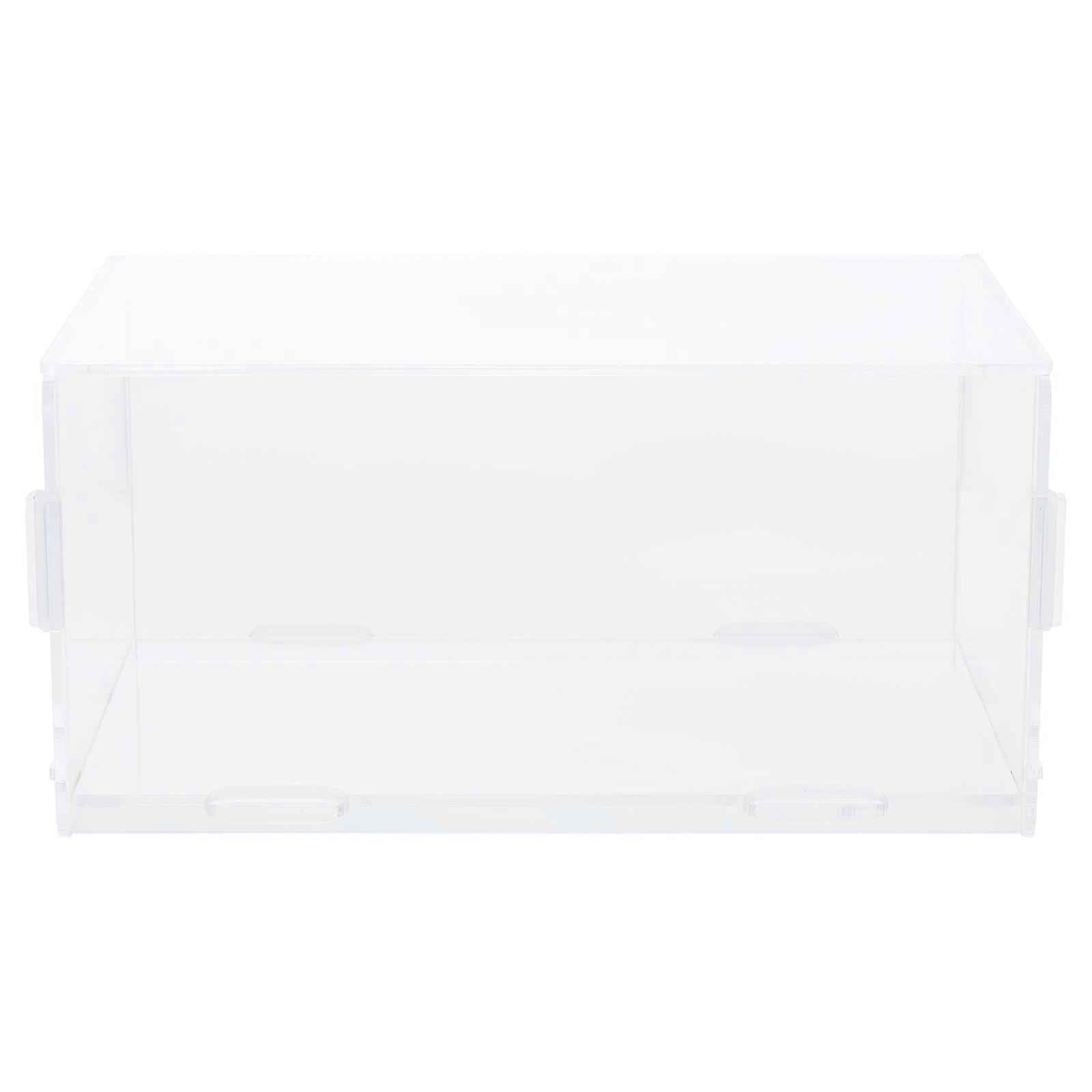 Acrylic Dryer Sheet Storage Box with Lid for Laundry 4Pcs Set