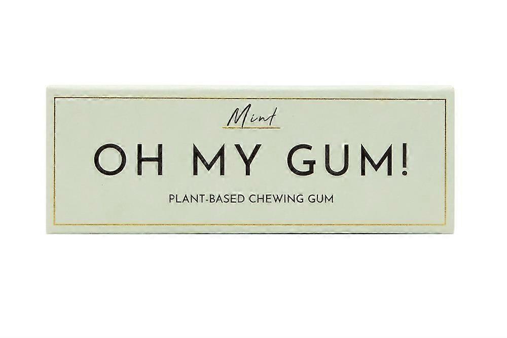 Oh My Gum Plant Based Mint Chewing Gum 19g - 12 Pack