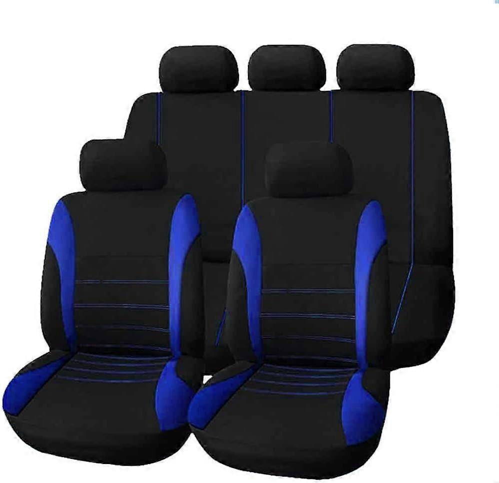 Car Seat Cover Sets For MINI Countryman ALL4 5 Seats Breathable Blue
