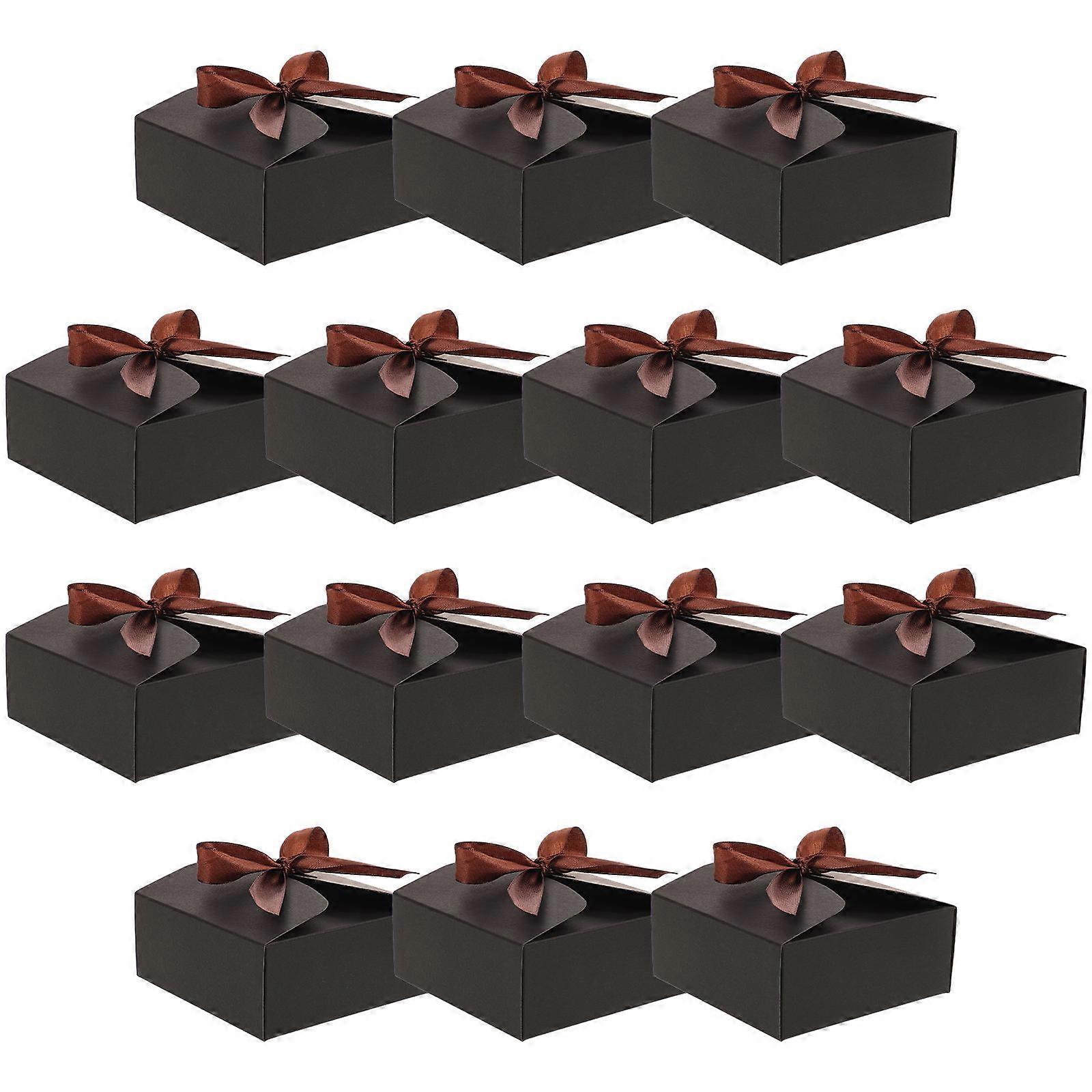 Kraft Paper Present Wrapping Box Gift Container for Storage Use 12Sets