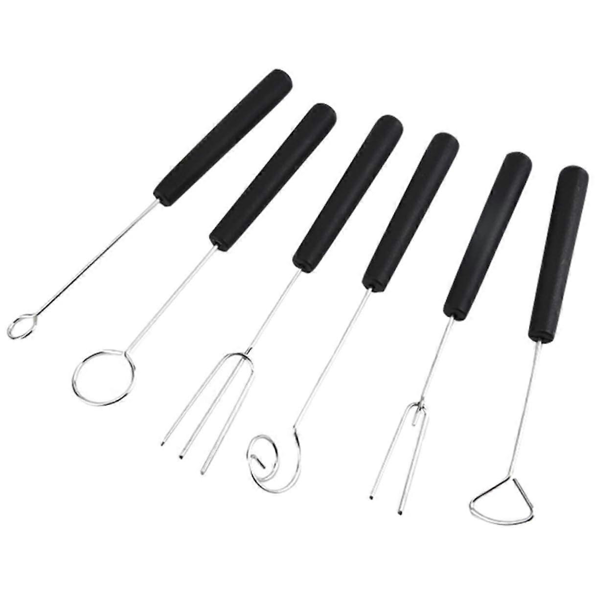 Candy Dipping Fork 1Set Stainless Steel For Chocolate Dipping Party And Dessert Safe Handling Smooth Surface